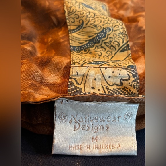 🤎🧡VINTAGE Nativewear designs  Jacket  bomber , Reversible two-view jacket, (M)🤎🧡 - Picture 8 of 17